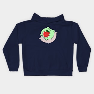 Strawberry Frog Kids Hoodie